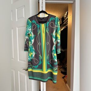 Colorful Chain Print Dress